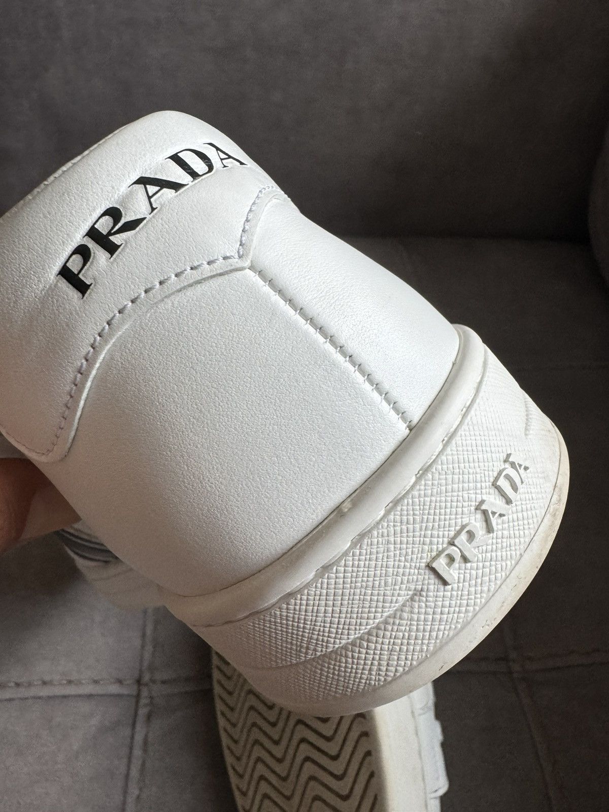 Prada Prada men sneakers SZ UK8 study insole measurements in photo Size US 9.5 / EU 42-43 - 15 Thumbnail