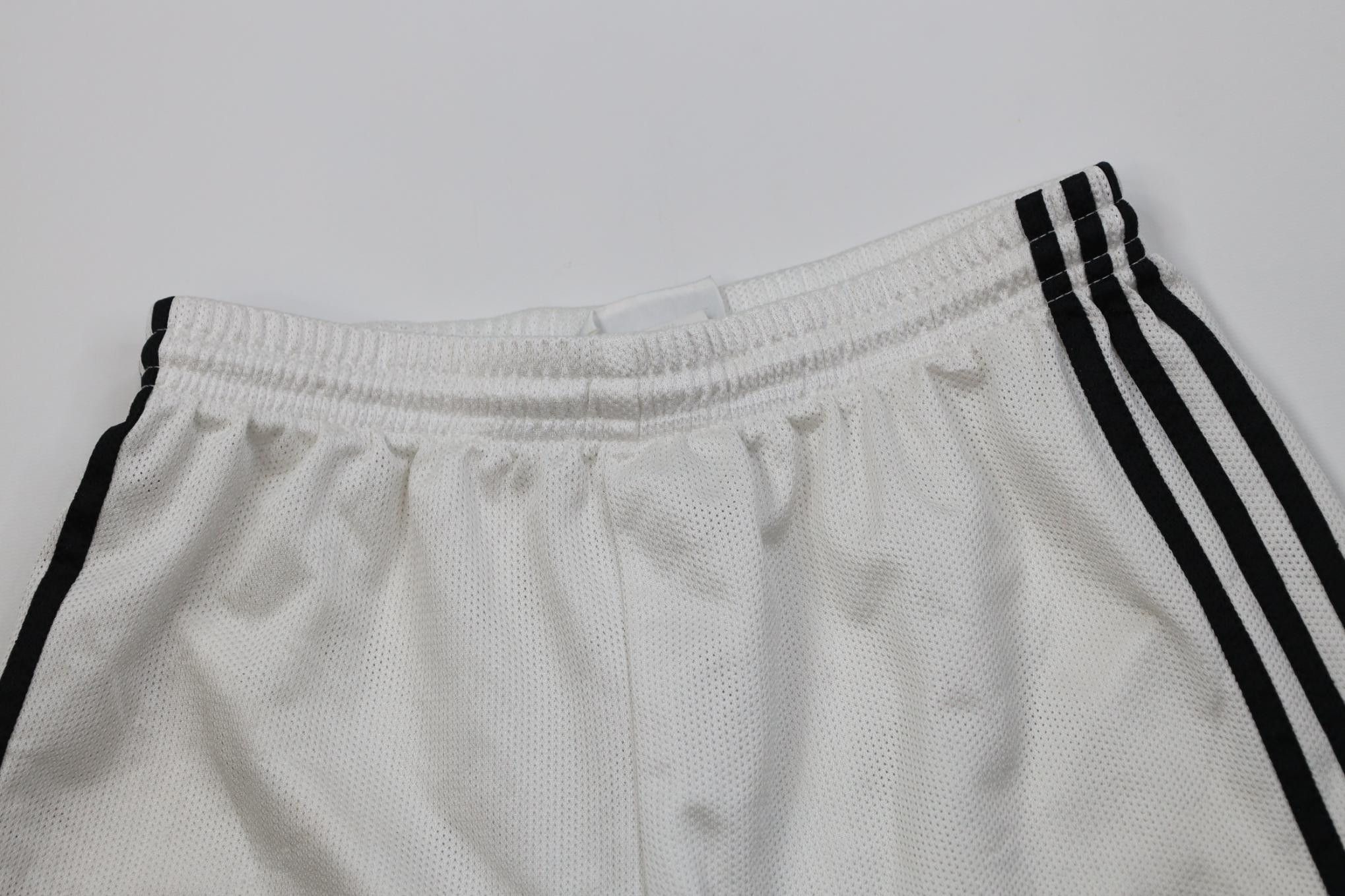 Adidas Vintage 90s Adidas Striped Running Soccer Shorts White Size US 30 / EU 46 - 2 Thumbnail