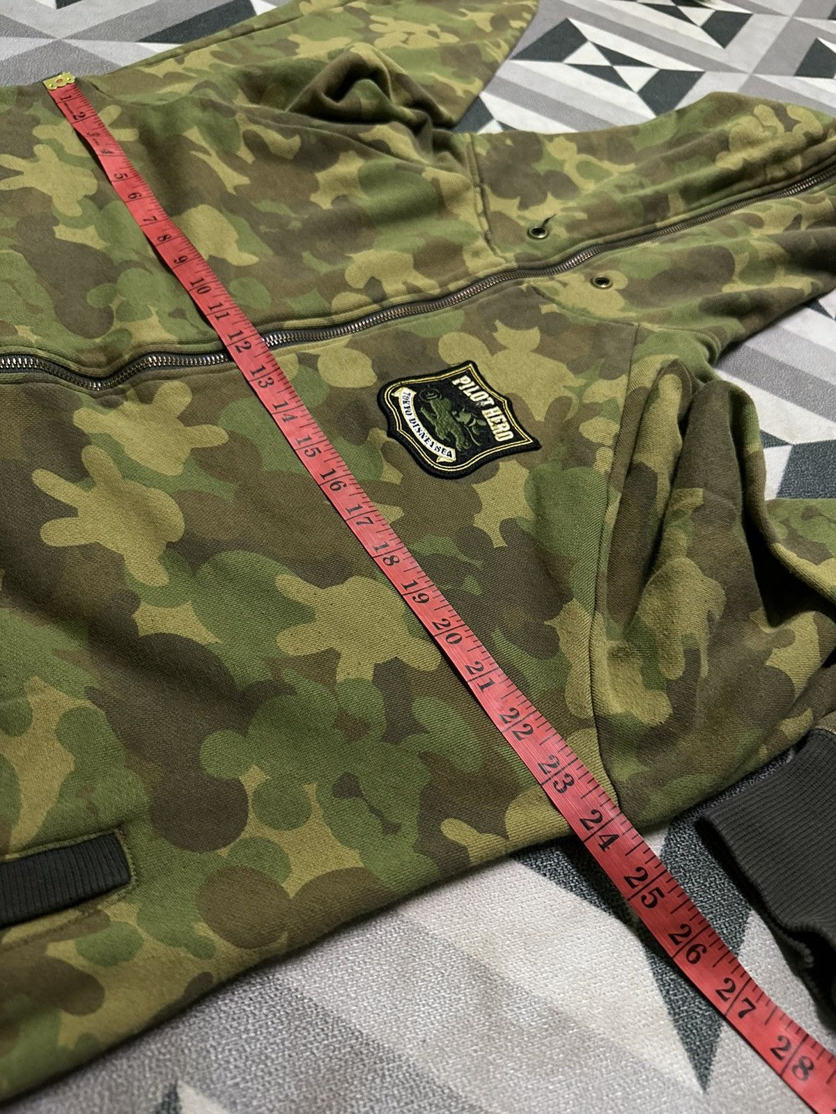 Disney Mickey mouse full zipper inspire bape fullprinted hoodie Size US L / EU 52-54 / 3 - 9 Thumbnail