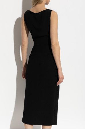 Gucci o1la5ras0526 Silk Crepe Dress With Embroidery in Black Size XS / US 0-2 / IT 36-38 - 4 Thumbnail