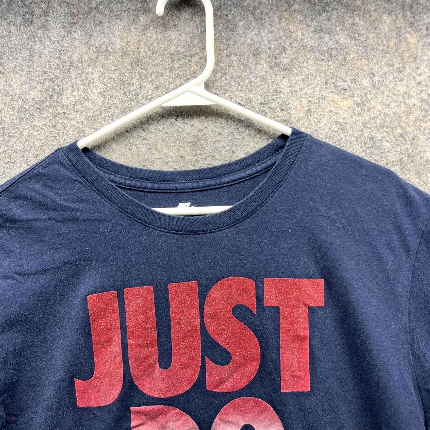 Nike Nike Shirt Men XL Blue Dri-Fit Crewneck Just Do It Vtg Nike Dri-Fit Logo All Seasons Sportswear Men XL Blue Size US XL / EU 56 / 4 - 6 Thumbnail