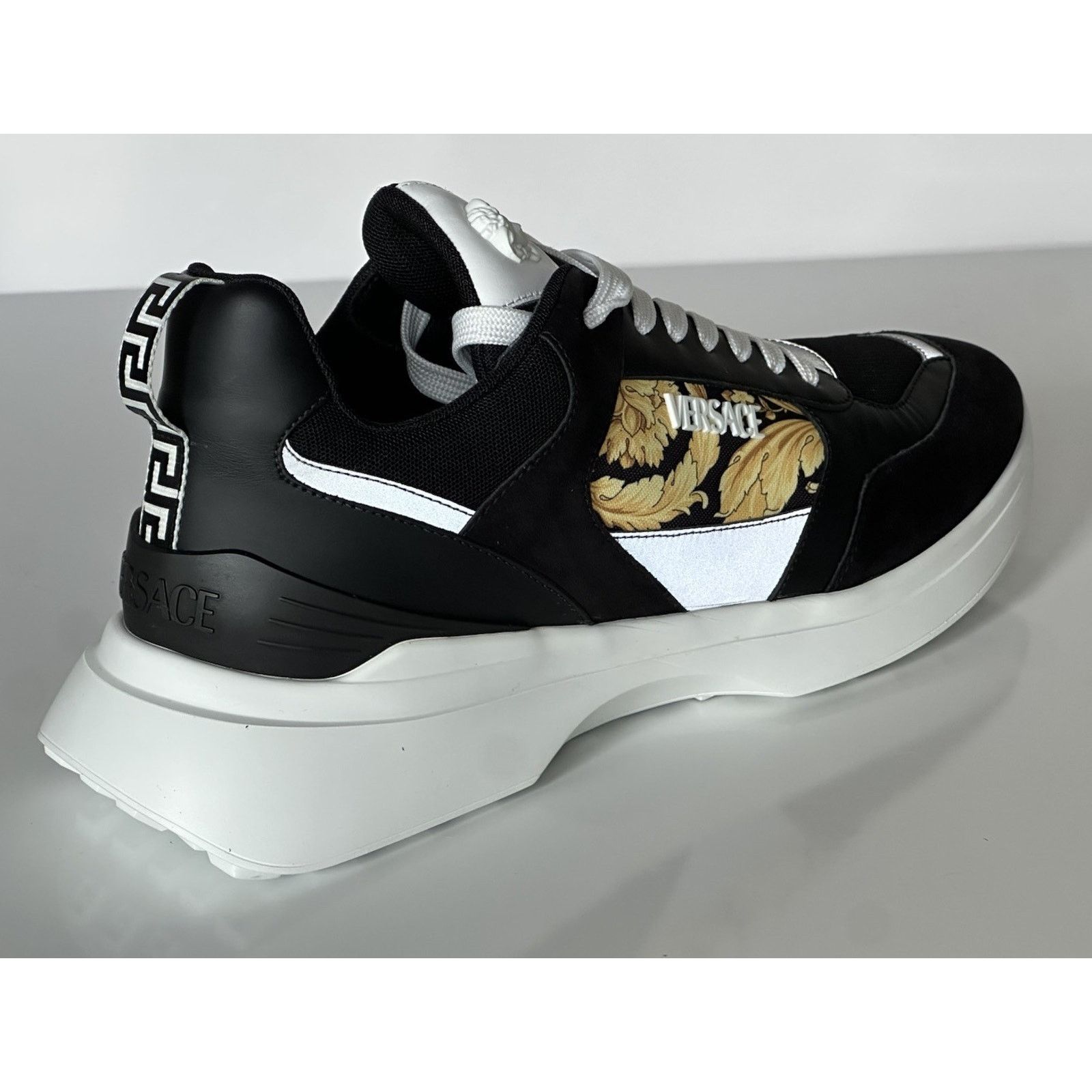 Versace Versace Medusa Men’s Black/Gold Sneakers 12 US 1011942 Size US 12 / EU 45 - 8 Thumbnail