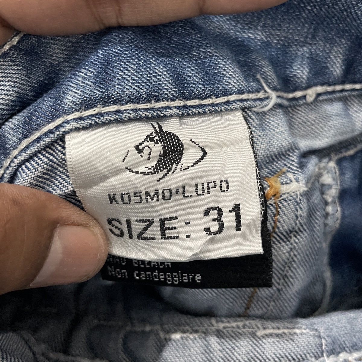Seditionaries Vintage Cosmo Lupo Punk Style Distressed Denim Size US 33 - 5 Thumbnail