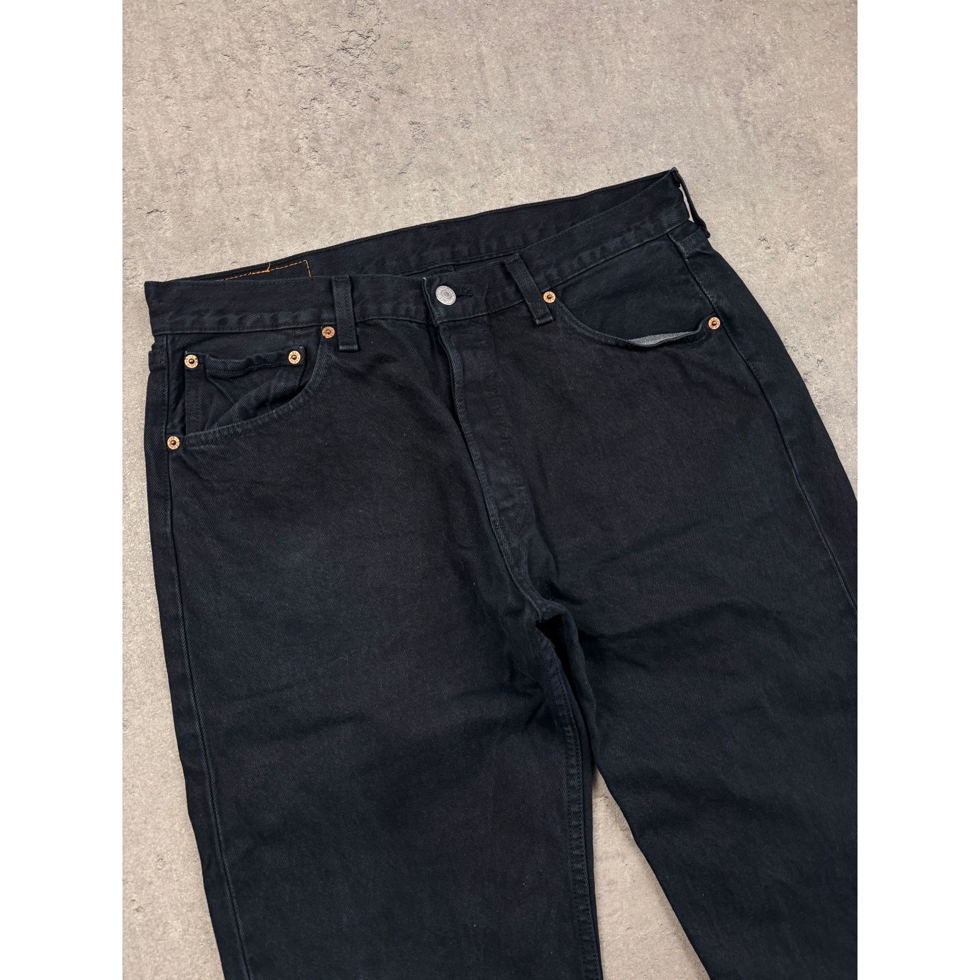 Levi's Levi’s 501 Original Fit Men's Black Jeans W34 L32 Vintage 20 Size US 34 / EU 50 - 7 Thumbnail