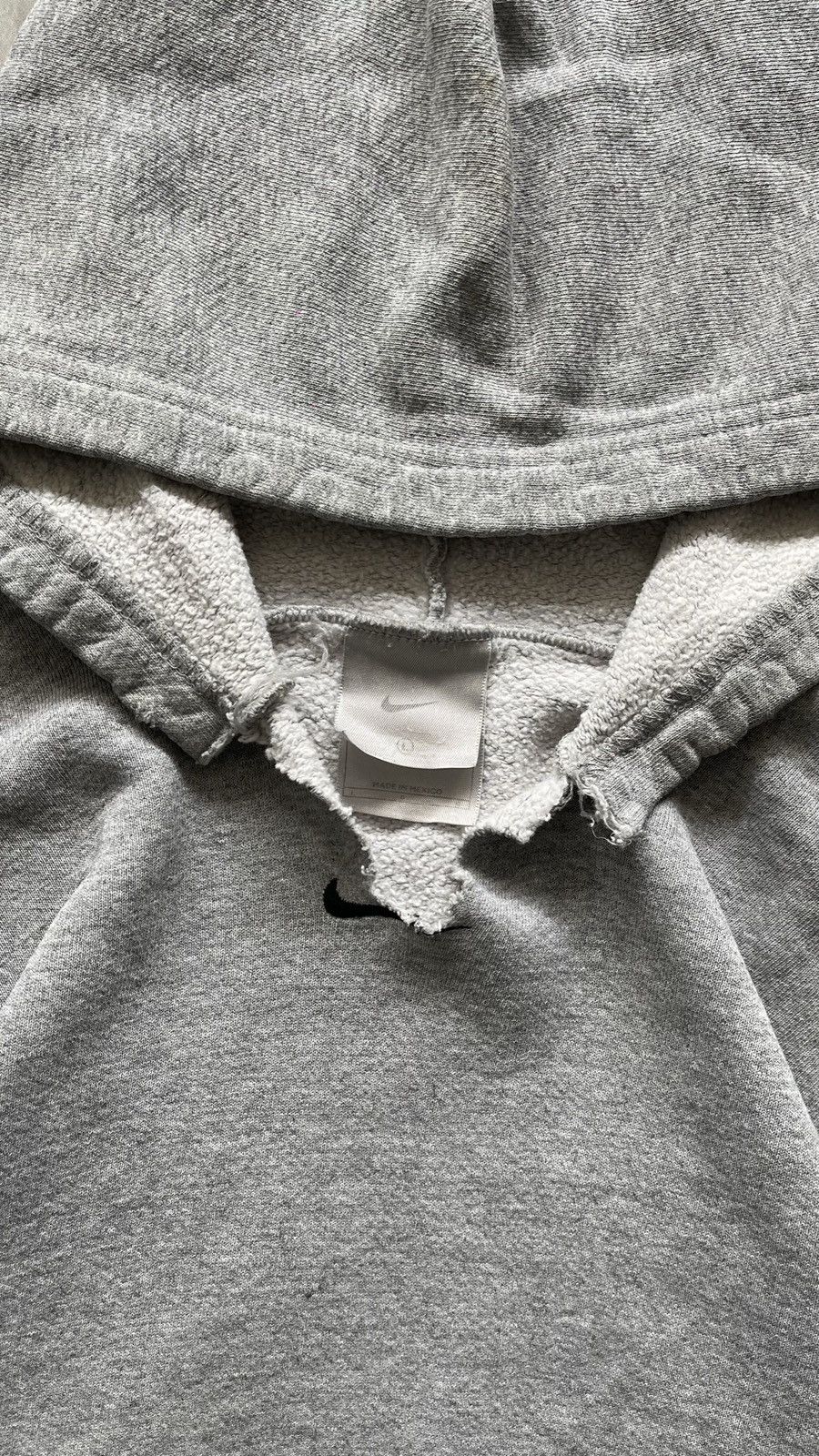 Nike × Vintage VINTAGE 2000S NIKE CENTER SWOOSH HOODIE Size US L / EU 52-54 / 3 - 5 Thumbnail