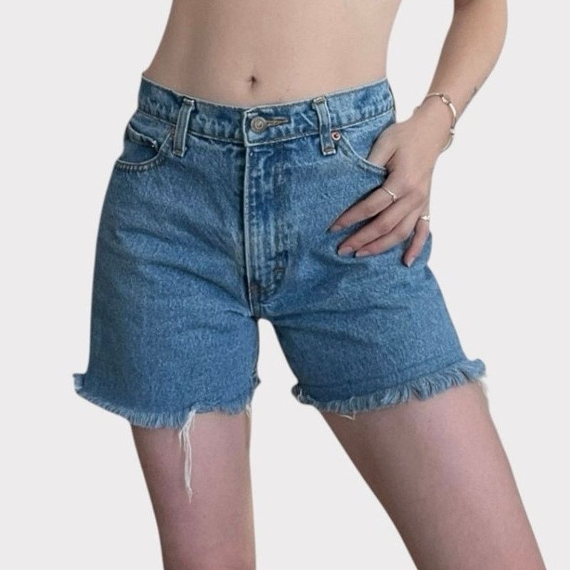 Jordache Jordache Denim Midi High Rise Jean Shorts Size 29" - 1 Thumbnail