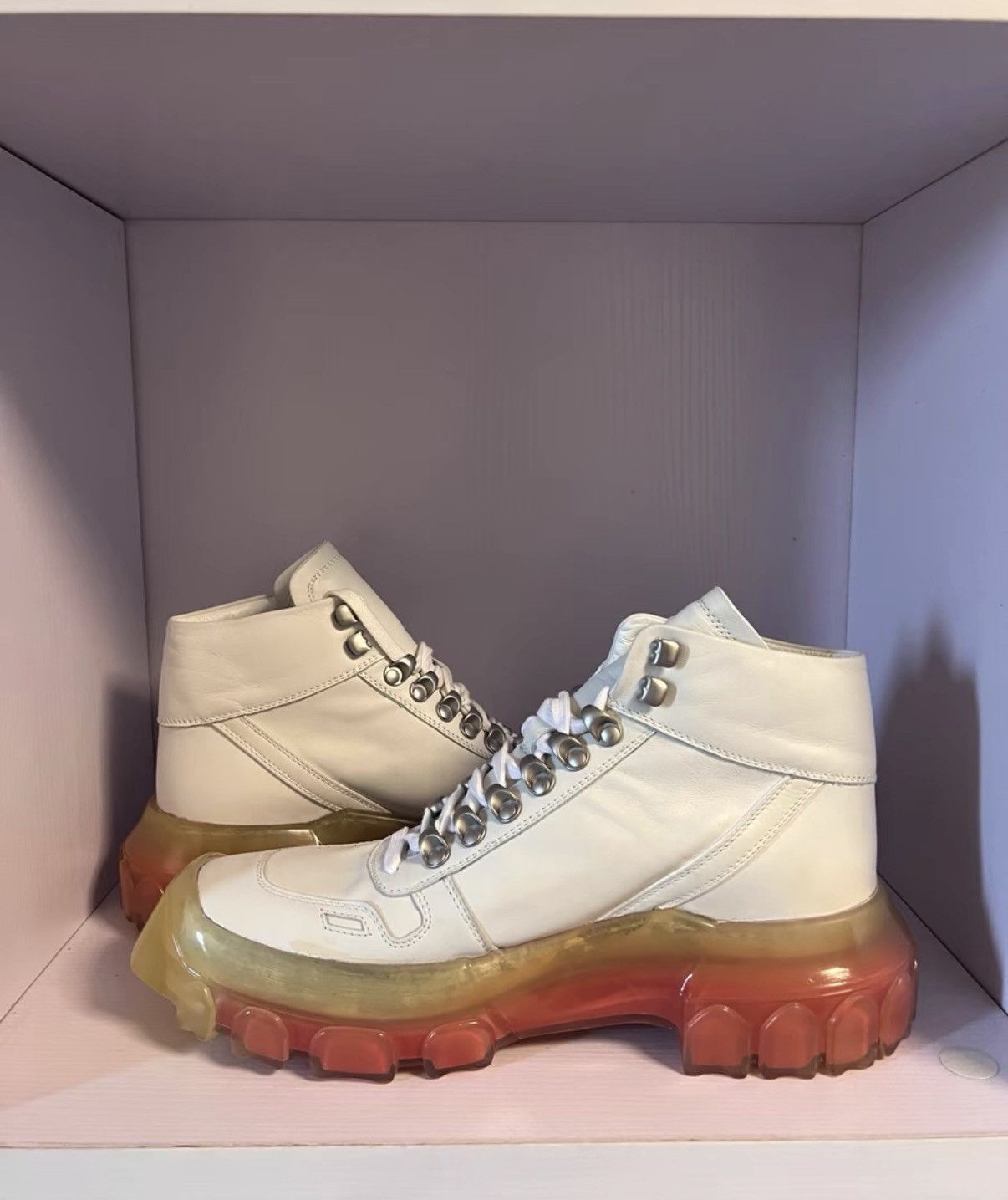 Rick Owens Rick Owens Mainline Leather Rainbow Military Boots Size US 8 / EU 41 - 4 Thumbnail