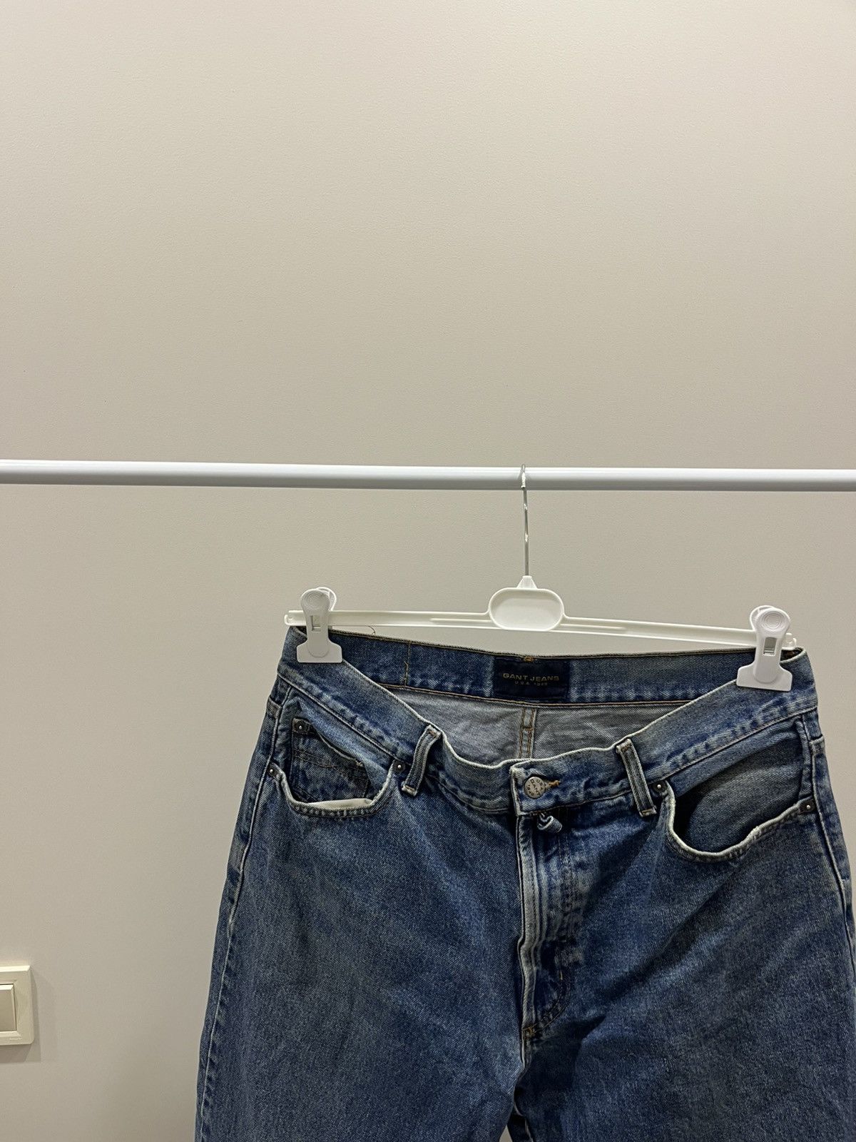 Gant Vintage GANT Jeans Straight Made in Italy Regular Fit Navy Size US 36 / EU 52 - 4 Thumbnail