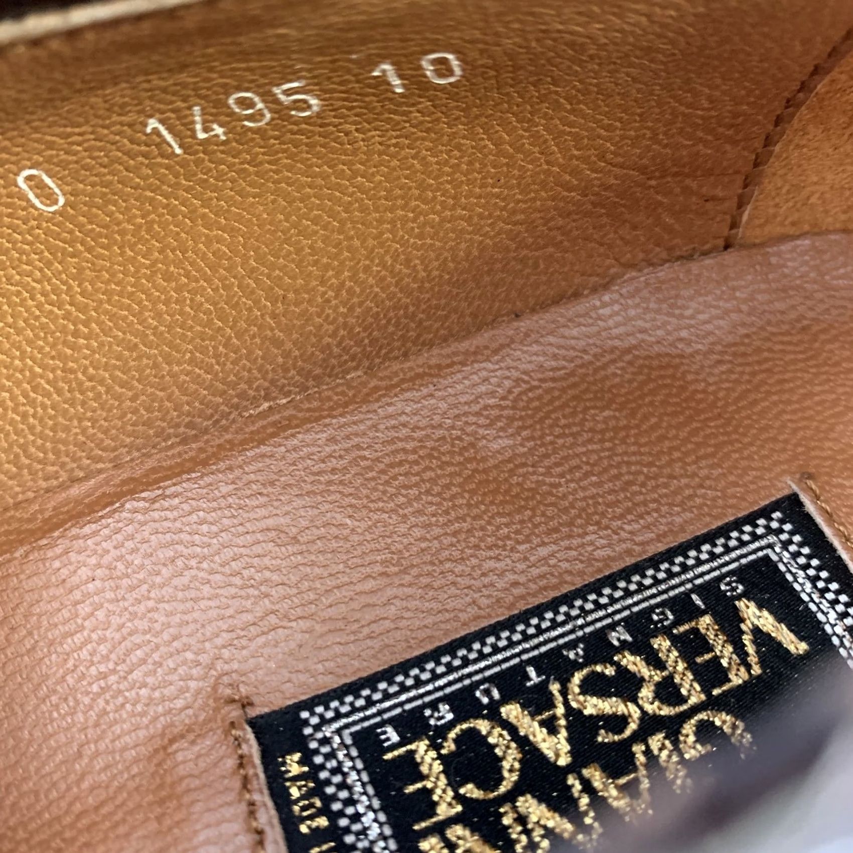 Versace GIANNI VERSACE Size 10 Brown Python Loafer Loafers Mens Adult Leather Dress Loafer Size US 10 / EU 43 - 7 Thumbnail