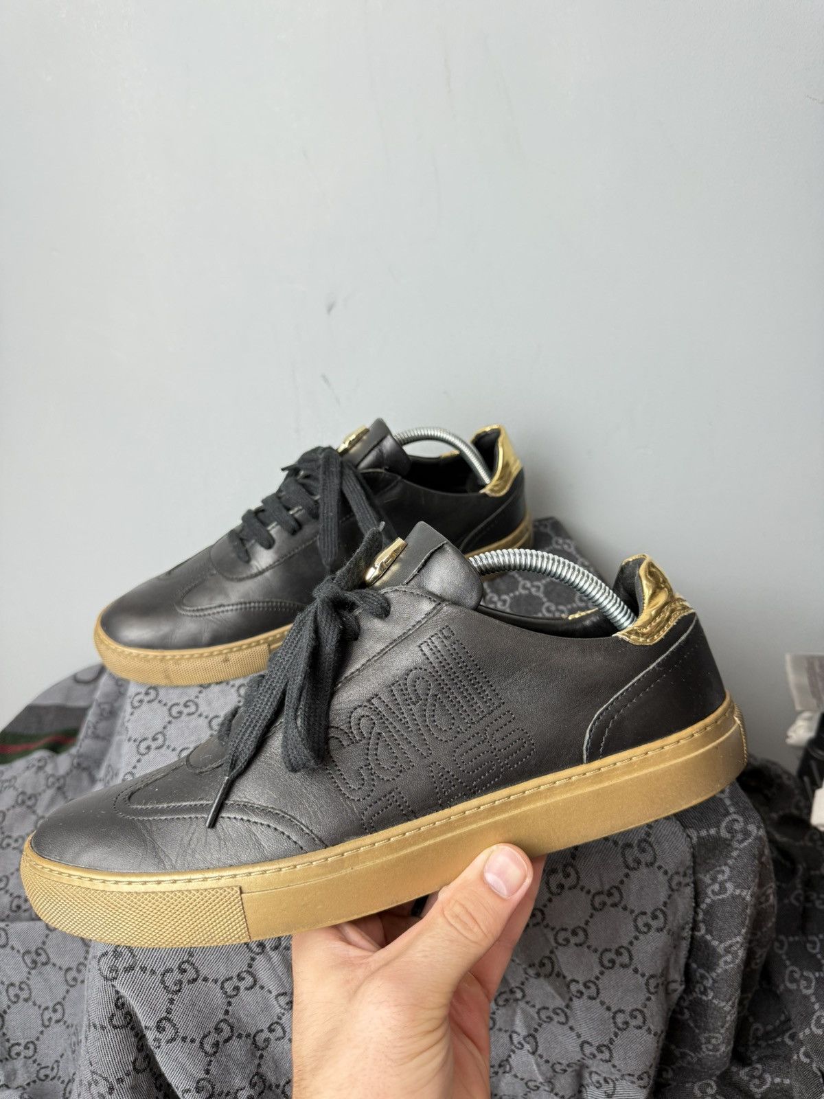 Cavalli Class Roberto Just Cavalli Class Leather Sneakers Luxury Size US 10 / EU 43 - 2 Thumbnail