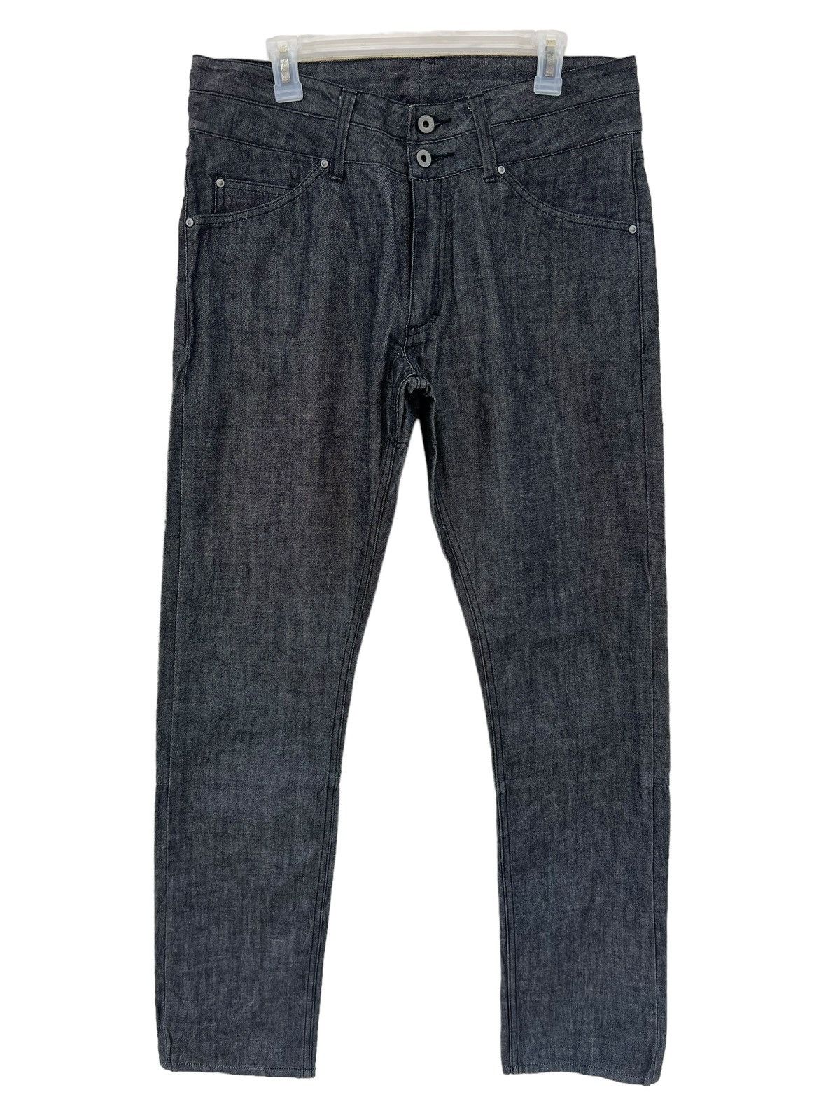 Vintage SAMMLER Japan Double Waist Denim Jeans Size US 34 / EU 50 - 6 Thumbnail