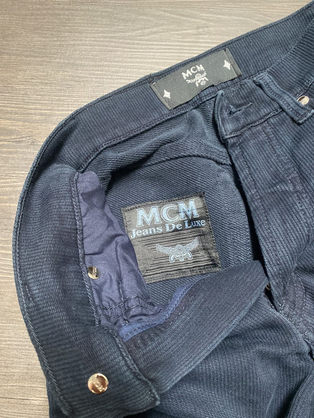 MCM MCM Luxury Corduroy Denim Jeans - Italy Size 25" / US 0 / IT 36 - 1 Thumbnail