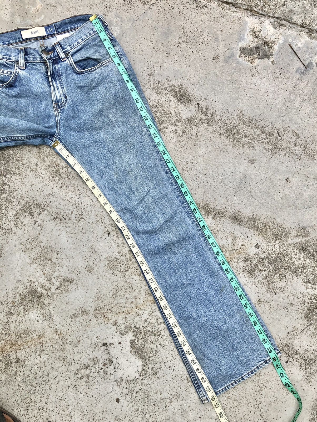 Gap × Vintage FLARED⚡️⚡️VINTAGE GAP USA BLUE JEANS Size 28" / US 6 / IT 42 - 11 Thumbnail