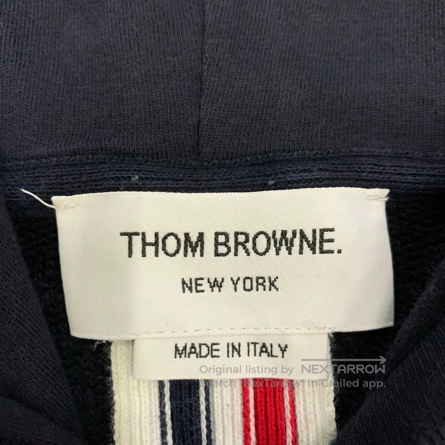 Thom Browne THOM BROWNE Striped Back Hoodie. Size US L / EU 52-54 / 3 - 6 Thumbnail