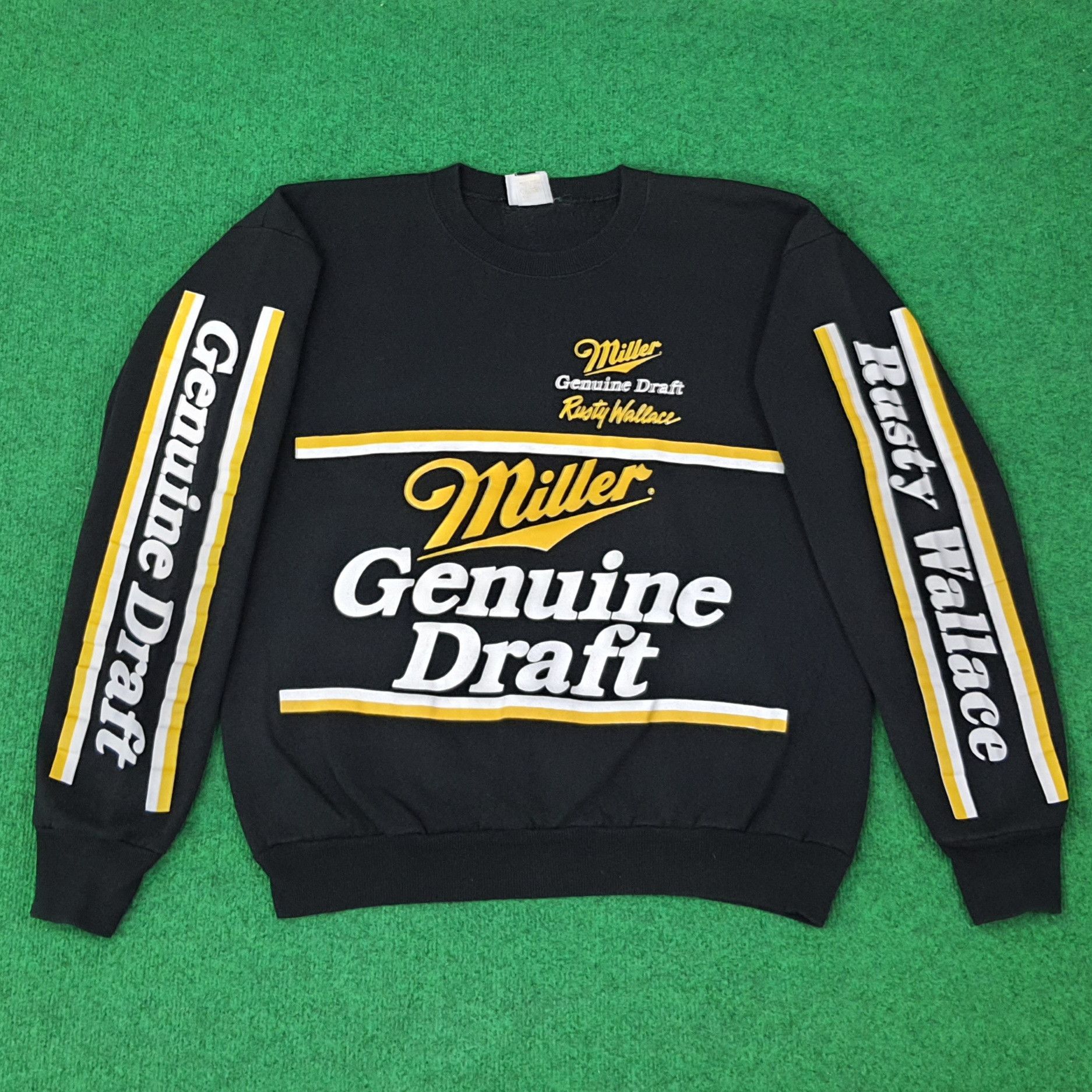 Vintage Miller Genuine Draft Rusty Wallace Sweatshirt C226N3