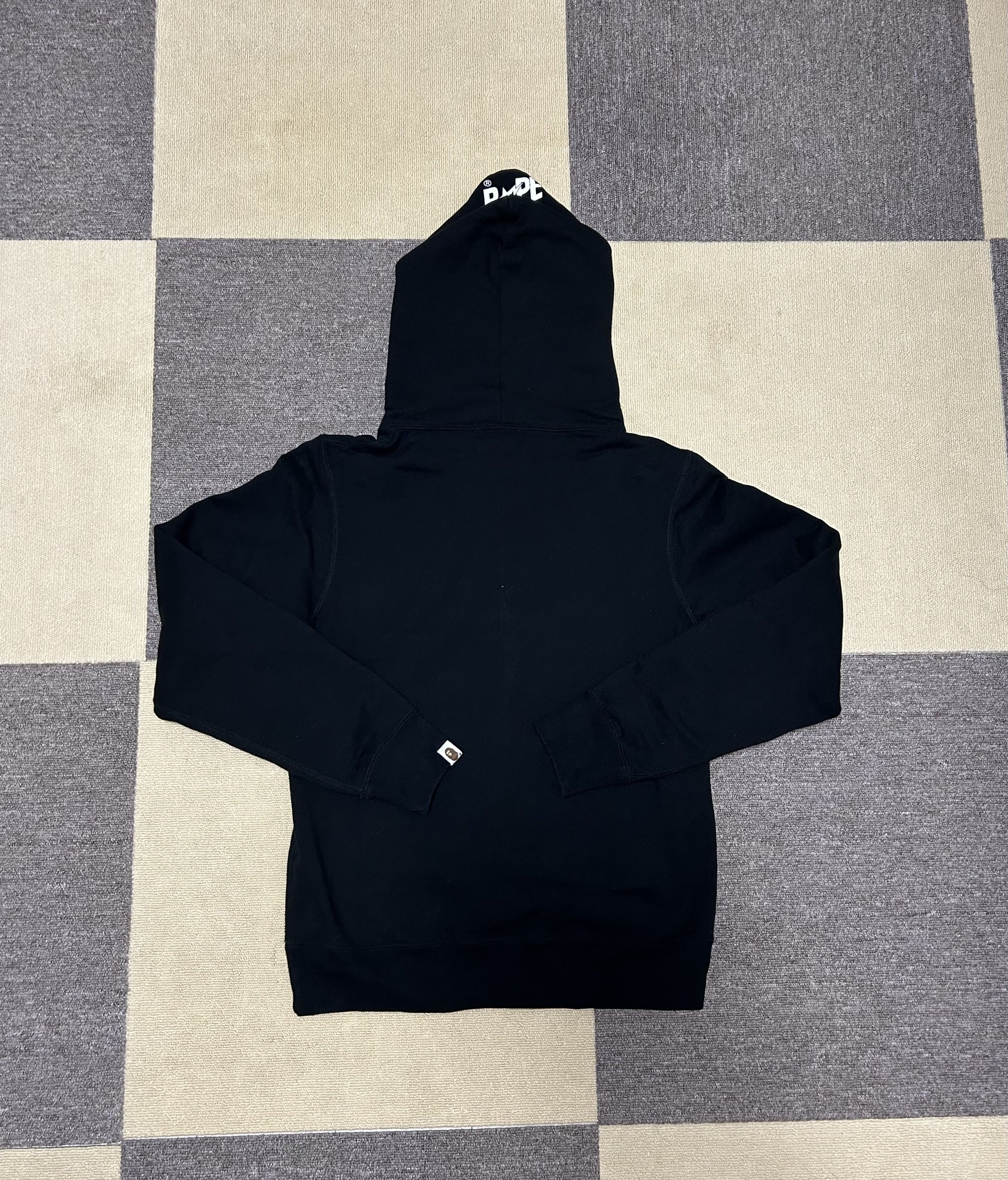 Bape Bape Black Bapesta Sneaker Logo One Point Pullover Hoodie Size US M / EU 48-50 / 2 - 2 Thumbnail