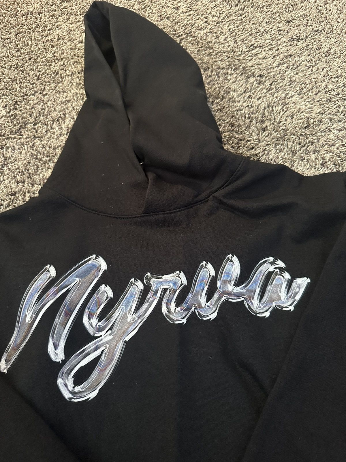 Other NYRVA Chrome Hoodie Size Medium BLACK Size US M / EU 48-50 / 2 - 2 Thumbnail