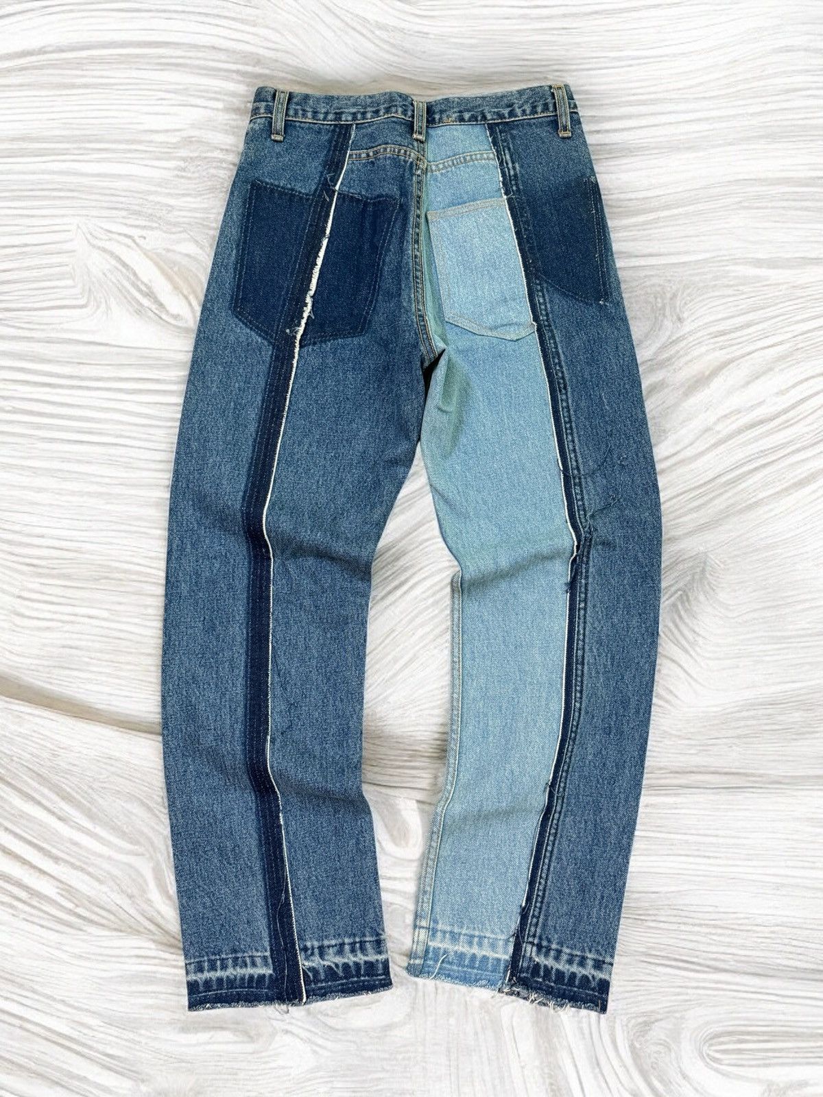 Hysteric Glamour Reconstructed Two Tone Denim Release Hem Size US 26 / EU 42 - 2 Thumbnail
