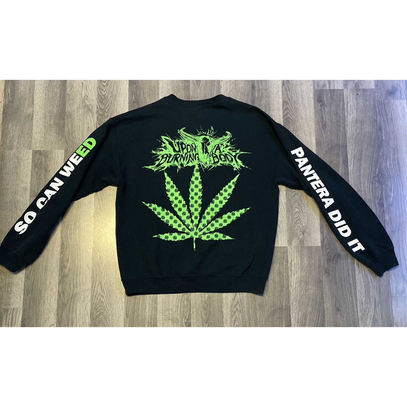 Gildan Rare UPON A BURNING BODY Pantera Did It Crewneck Medium Size US M / EU 48-50 / 2 - 1 Thumbnail