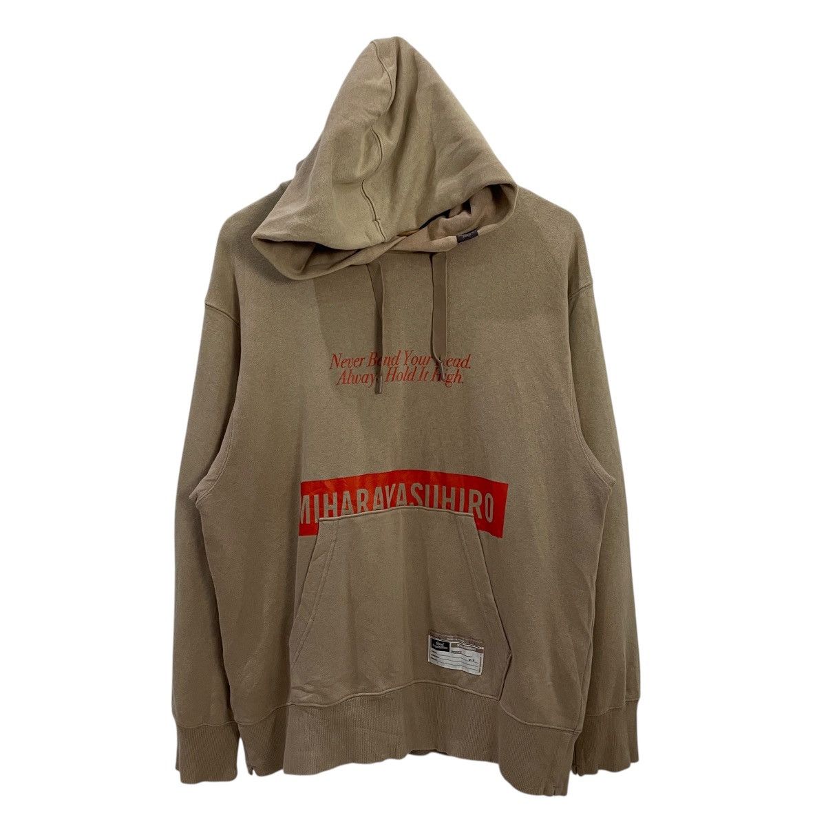 GU × Maison MIHARA YASUHIRO Vintage Miharayasuhiro X Gu Big Logo Hoodies Sweatshirt Size US L / EU 52-54 / 3 - 1 Thumbnail