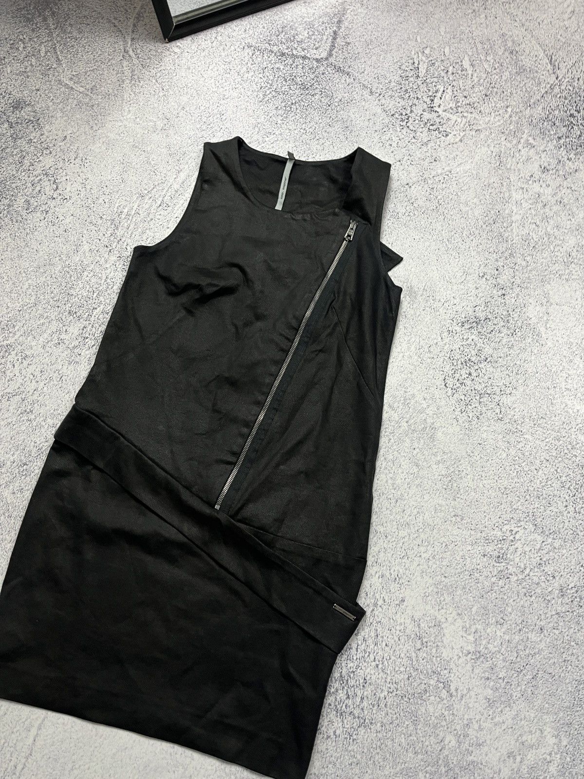 Cop Copine Cop Copine Avant Garde Asymmetry Zip Dress Vest Japanese Size XS / US 0-2 / IT 36-38 - 3 Thumbnail