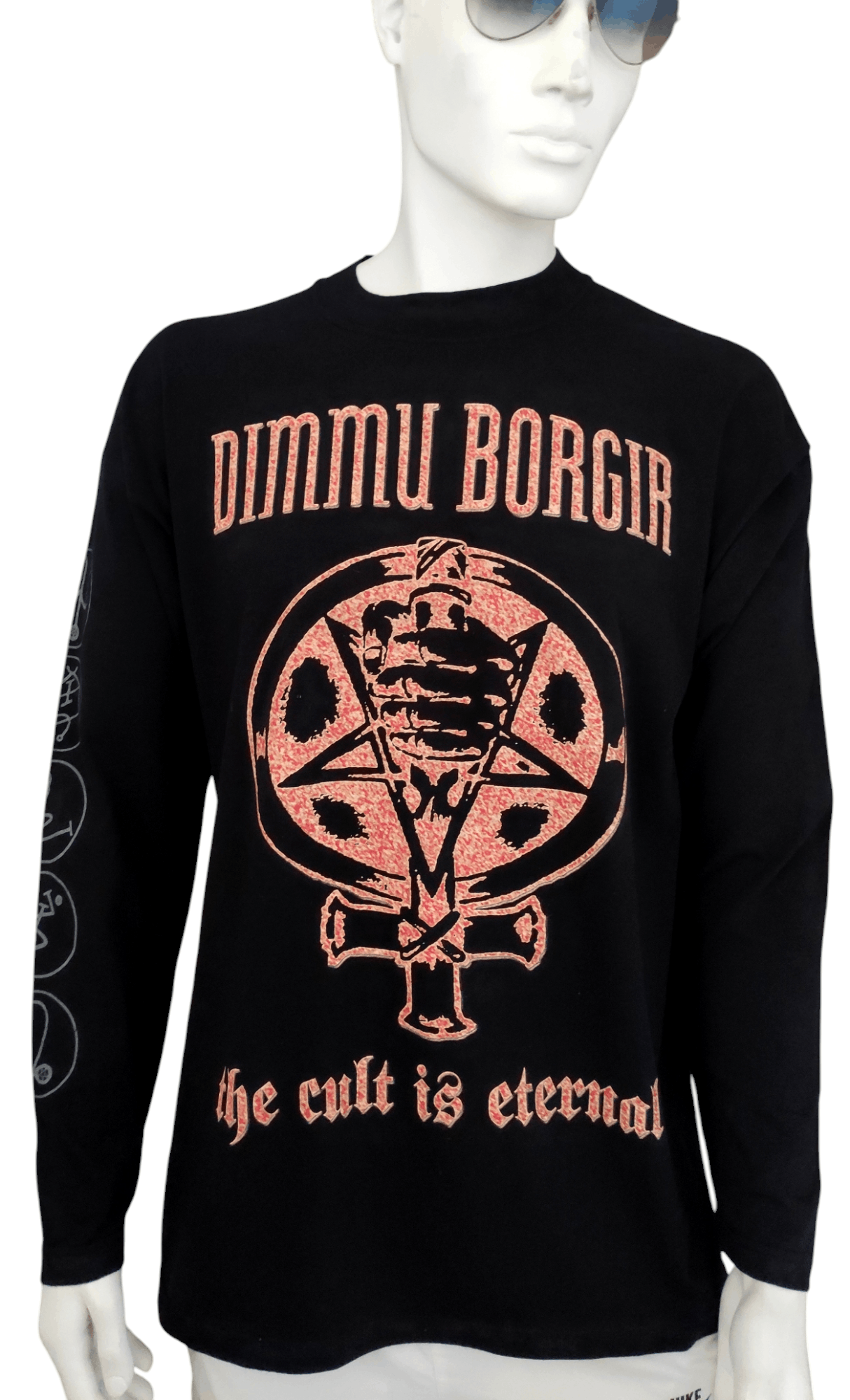 Band Tees Dimmu Borgir T Shirt Vintage 1999 Rare Black Metal Size US XL / EU 56 / 4 - 1 Thumbnail