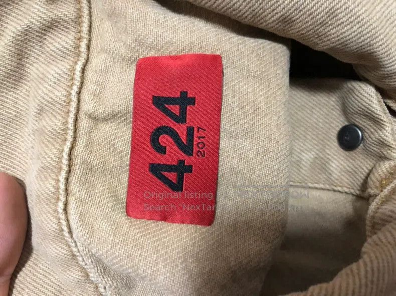 424 424 Camel Denim Jacket Size US M / EU 48-50 / 2 - 3 Thumbnail