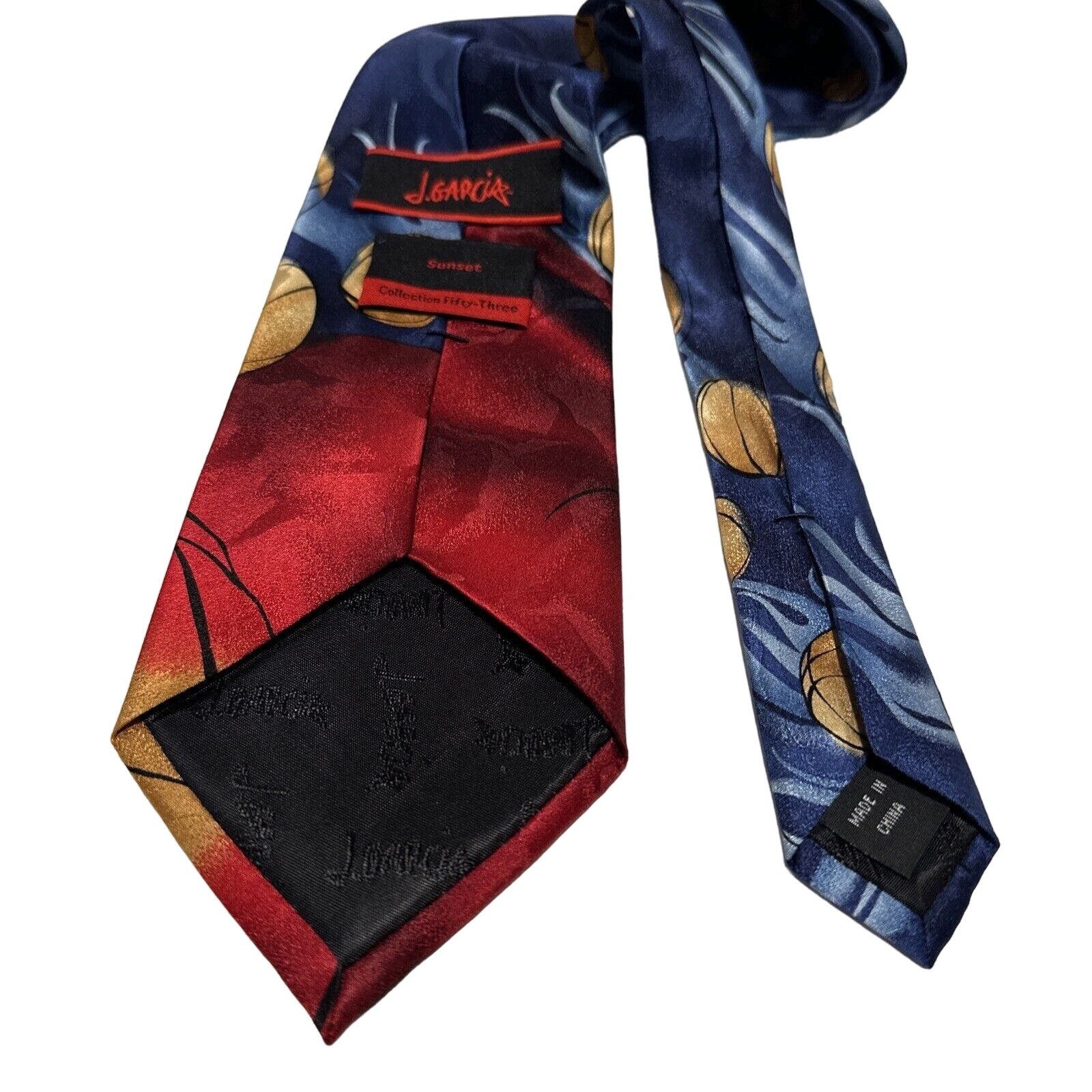 Other J. GARCIA Mens Silk NeckTie Collection FiftyThree Basketball Size ONE SIZE - 6 Thumbnail