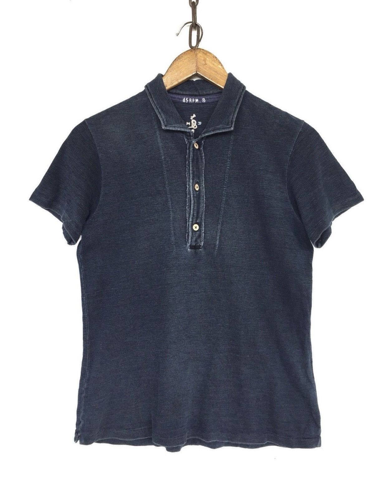 45rpm 💥45 Rpm Indigo Polo Shirt Size S / US 4 / IT 40 - 1 Thumbnail