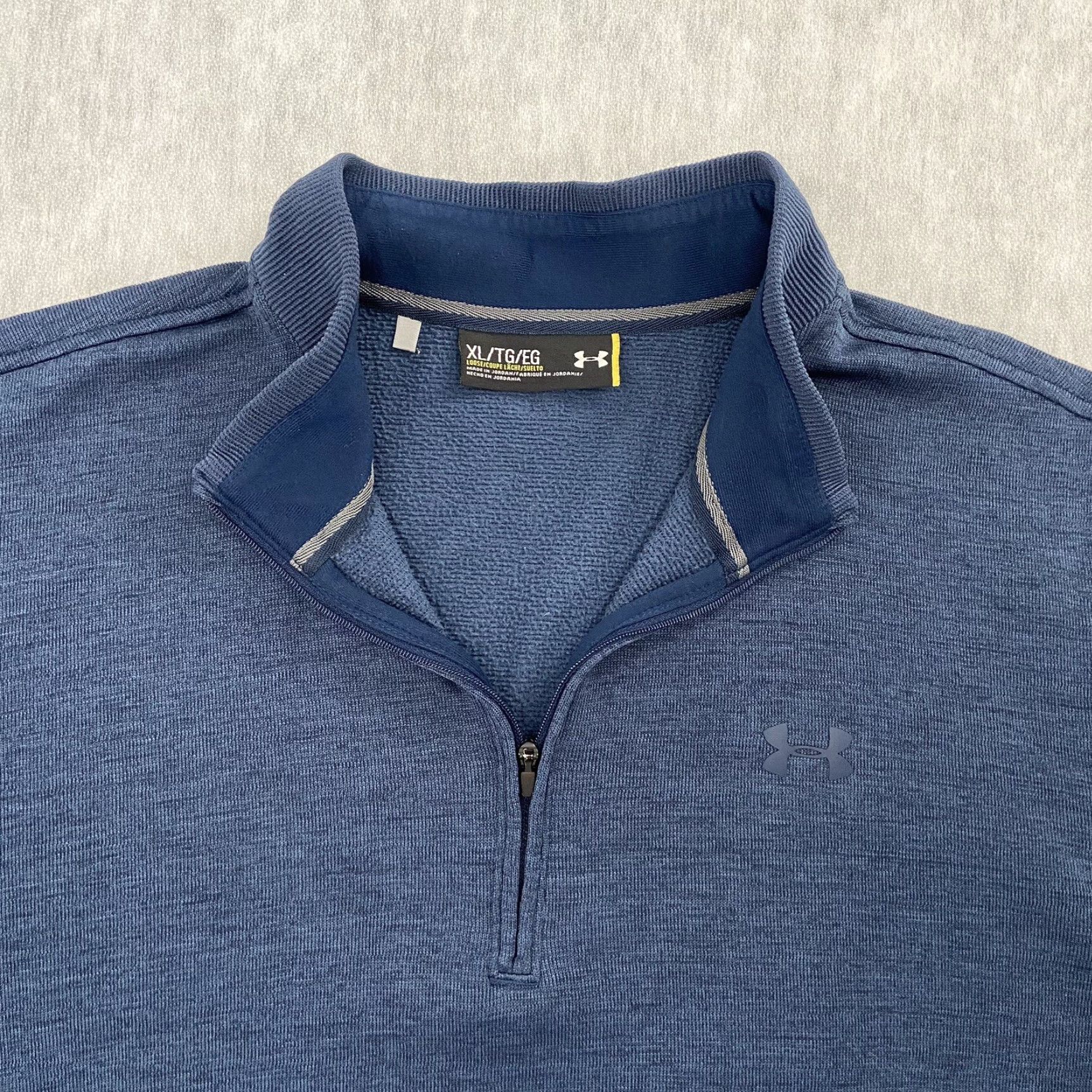 Under Armour VINTAGE is not applicable (No). Under Armour Jacket Adult Extra Large Blue 1/4 Zip Loose Pullover Men XL Size US XL / EU 56 / 4 - 3 Thumbnail