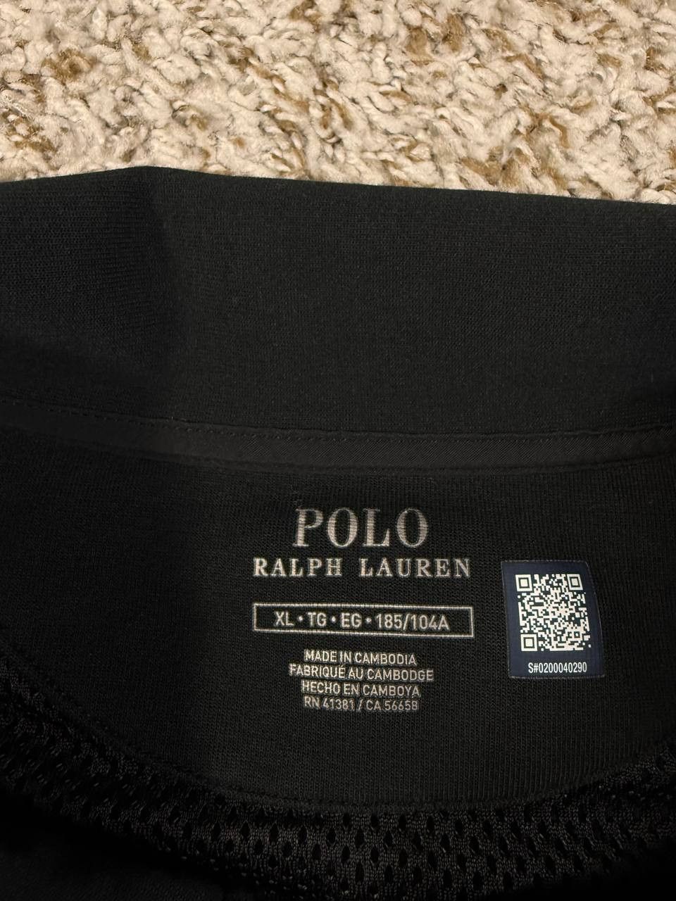 Polo Ralph Lauren Polo Ralph Lauren Double-Knit Black Shirt Jacket Size US XL / EU 56 / 4 - 8 Thumbnail