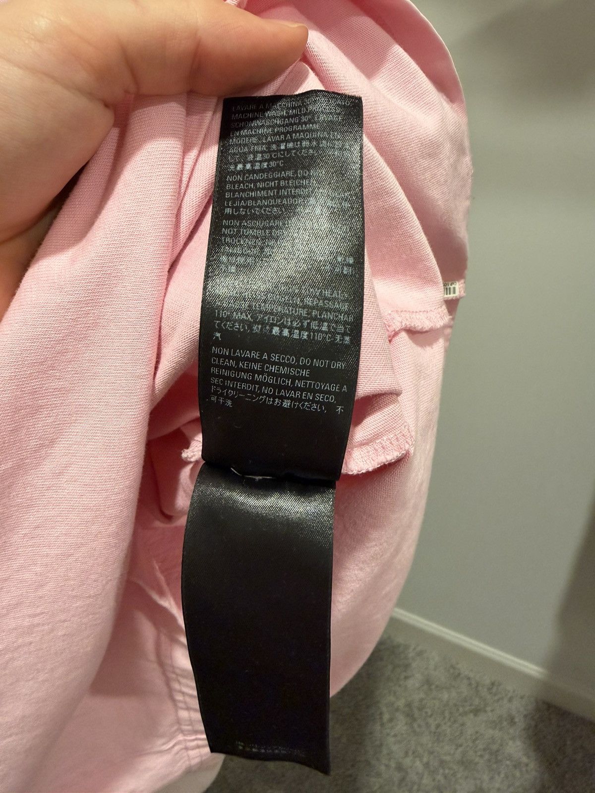 Balenciaga Balenciaga Men’s Pink Logo T-Shirt Size US M / EU 48-50 / 2 - 8 Thumbnail