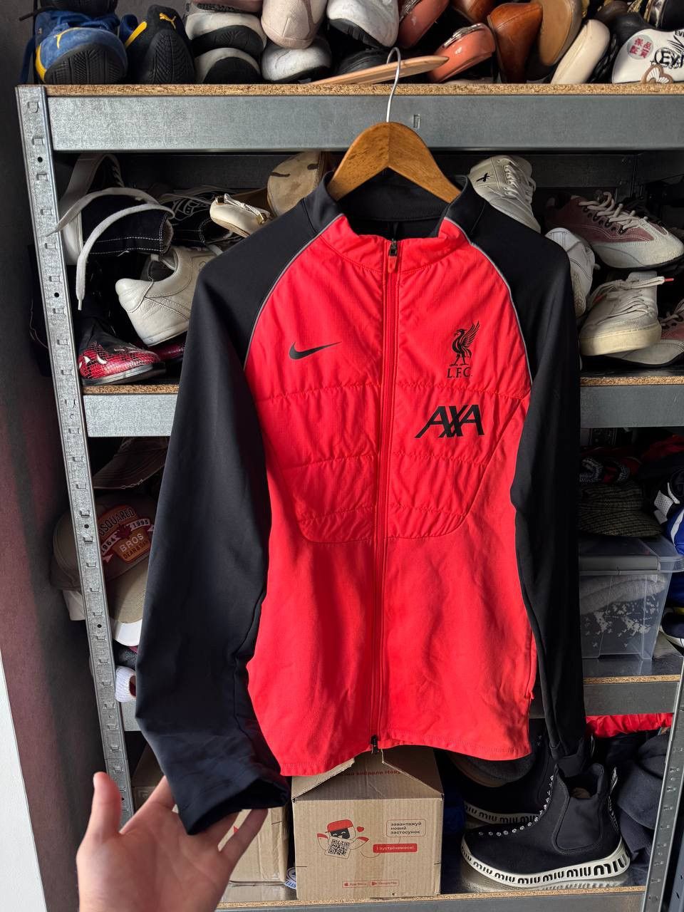 Nike LIVERPOOL NIKE 2020-2021 FOOTBALL TRAINING JACKET DRILL TOP Size US S / EU 44-46 / 1 - 8 Thumbnail