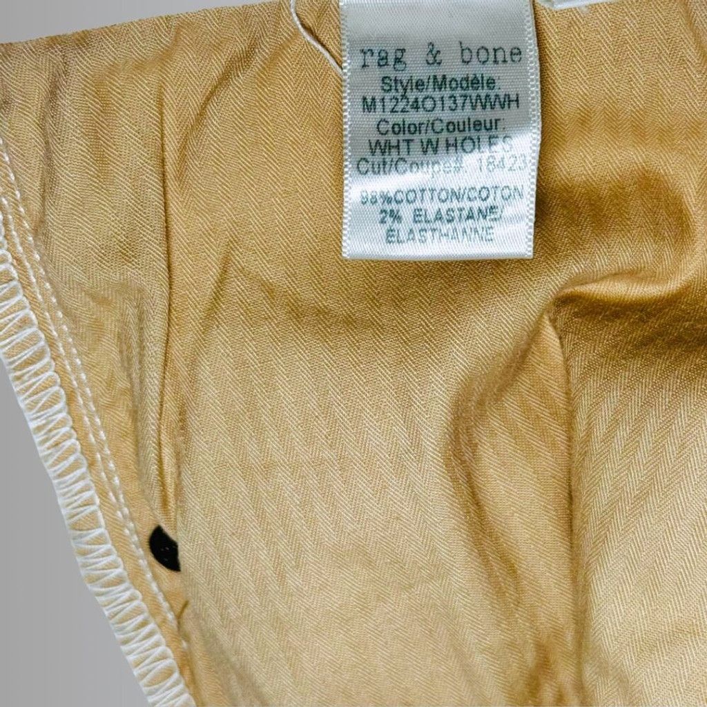 Rag & Bone rag & bone Men's White Extra-Slim Jeans - 32 Size US 32 / EU 48 - 14 Thumbnail