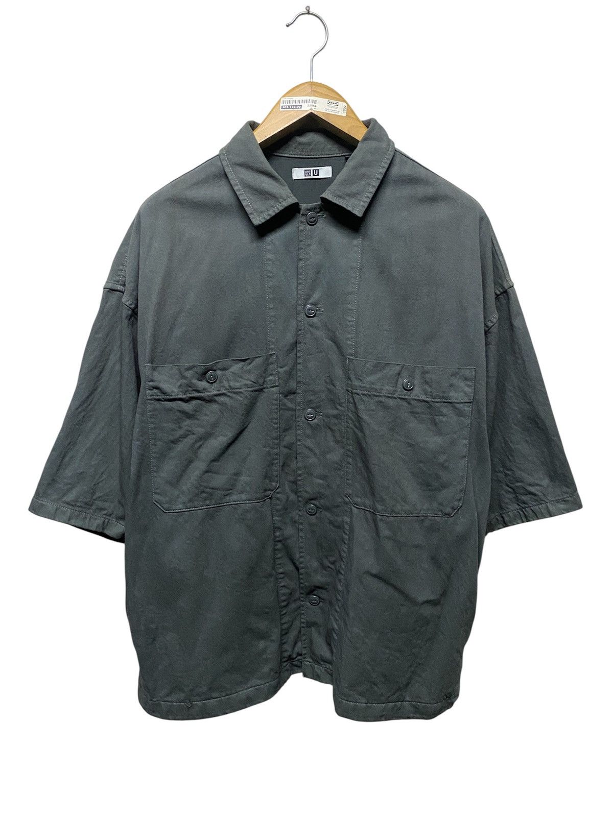 Lemaire × Uniqlo Uniqlo U Lemaire Oversized Work Shirt Size US L / EU 52-54 / 3 - 1 Thumbnail