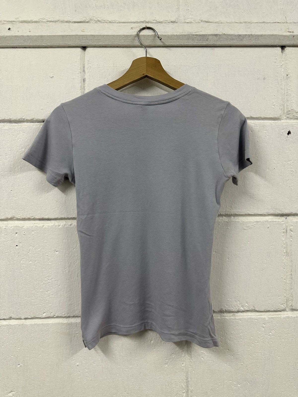 Louis Vuitton Louis Vuitton Cut & Sewn Collar Eyelet Tee (Light Blue) Size S / US 4 / IT 40 - 2 Thumbnail