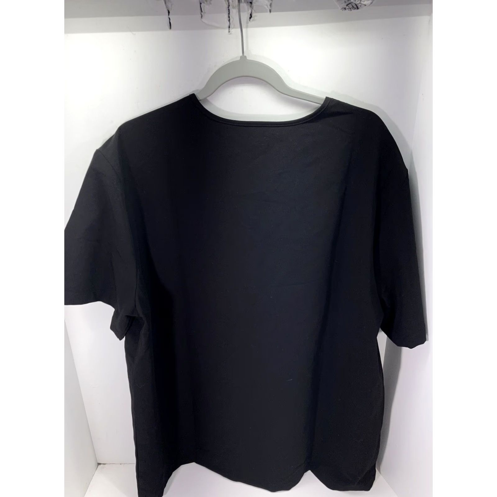 Vintage FIGS Scrubs Shirt Women XL Black Technical Collection Short Sleeve Pocket Shirt Size XL / US 12-14 / IT 48-50 - 6 Thumbnail