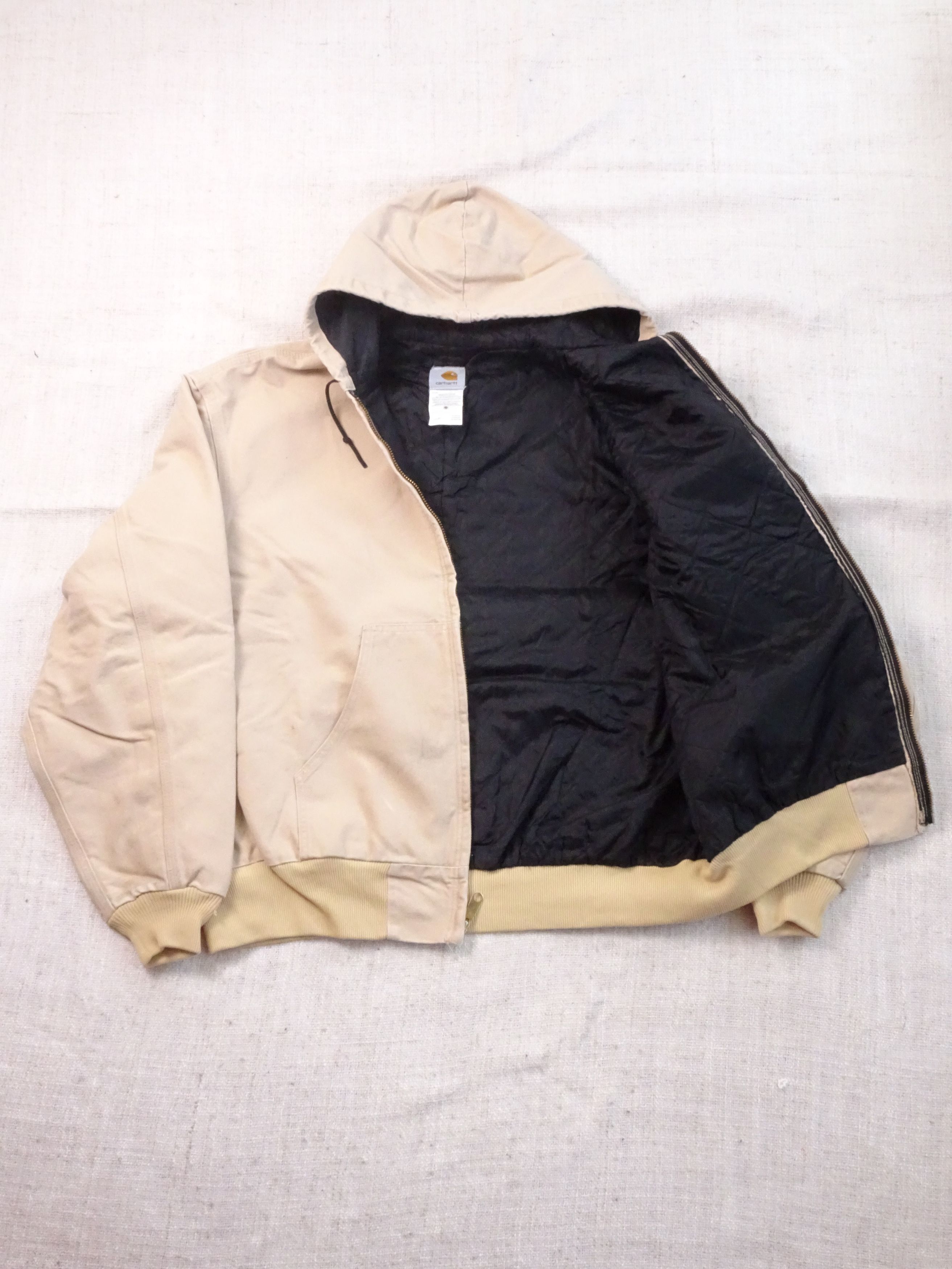 Carhartt Vintage 90s Carhartt J06 Beige Active Workwear Jacket Size US XXL / EU 58 / 5 - 5 Thumbnail