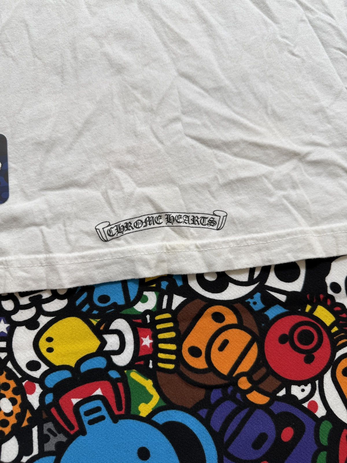 Chrome Hearts Chrome Hearts White Script Logo Long Sleeve Tee Size US L / EU 52-54 / 3 - 12 Thumbnail