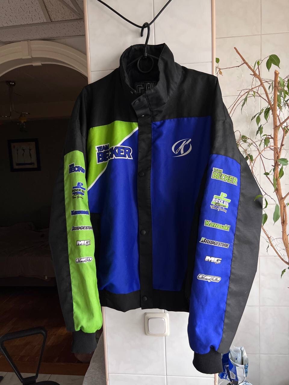 Vintage Vintage Y2K The Becker Racing Team Kawasaki jacket MOTO 00's Size US L / EU 52-54 / 3 - 4 Thumbnail