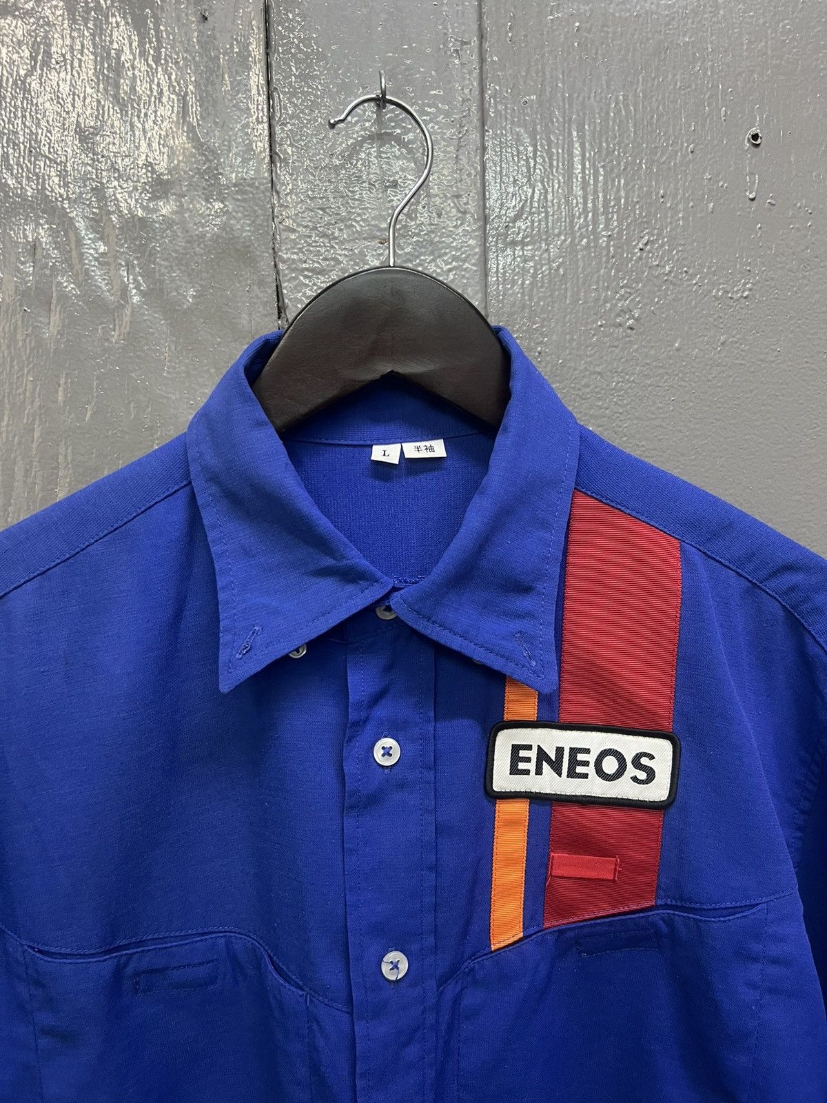 Japanese Brand Eneos Shirt Button Up Size US L / EU 52-54 / 3 - 5 Thumbnail