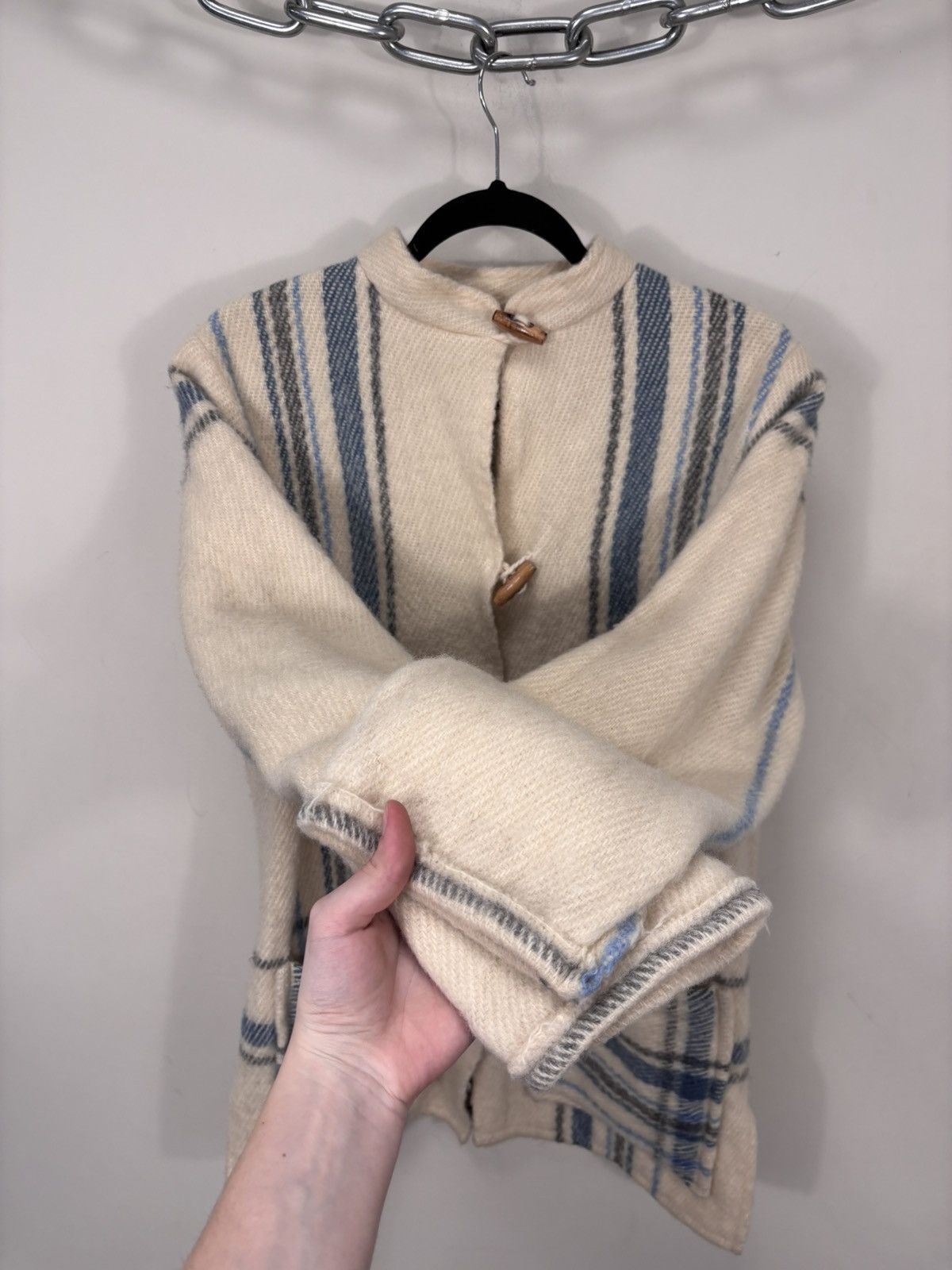 Other Vintage 1960s Lapp Lander Scandinavian Wool Cardigan Jacket Size S / US 4 / IT 40 - 7 Thumbnail