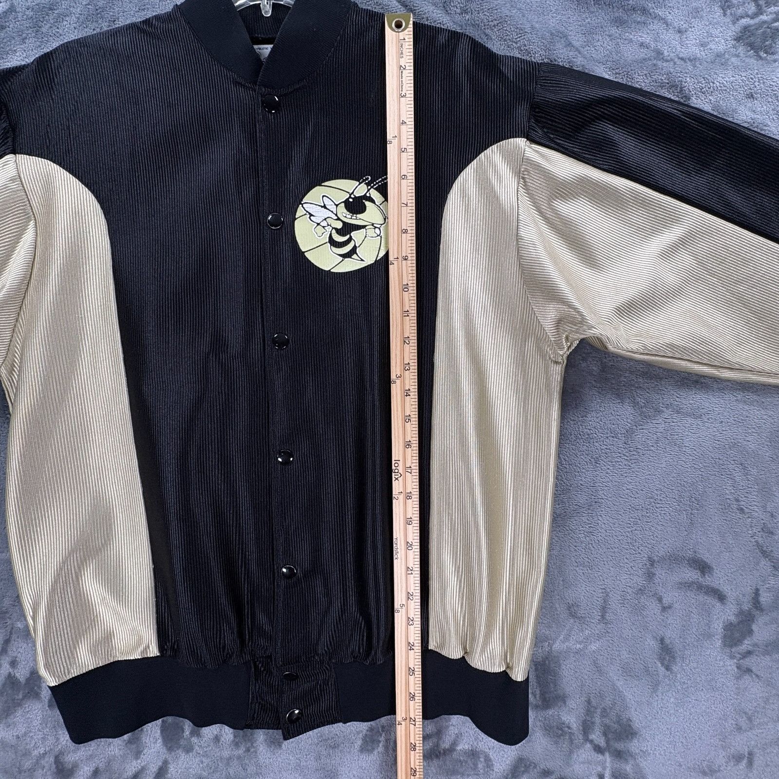 Other Vintage 90's Georgia Tech Basketball Warm Up Jacket Team Iss Size US L / EU 52-54 / 3 - 8 Thumbnail