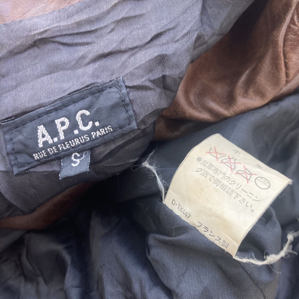 A.P.C. A.P.C LEATHER LONG JACKET Size US S / EU 44-46 / 1 - 11 Thumbnail