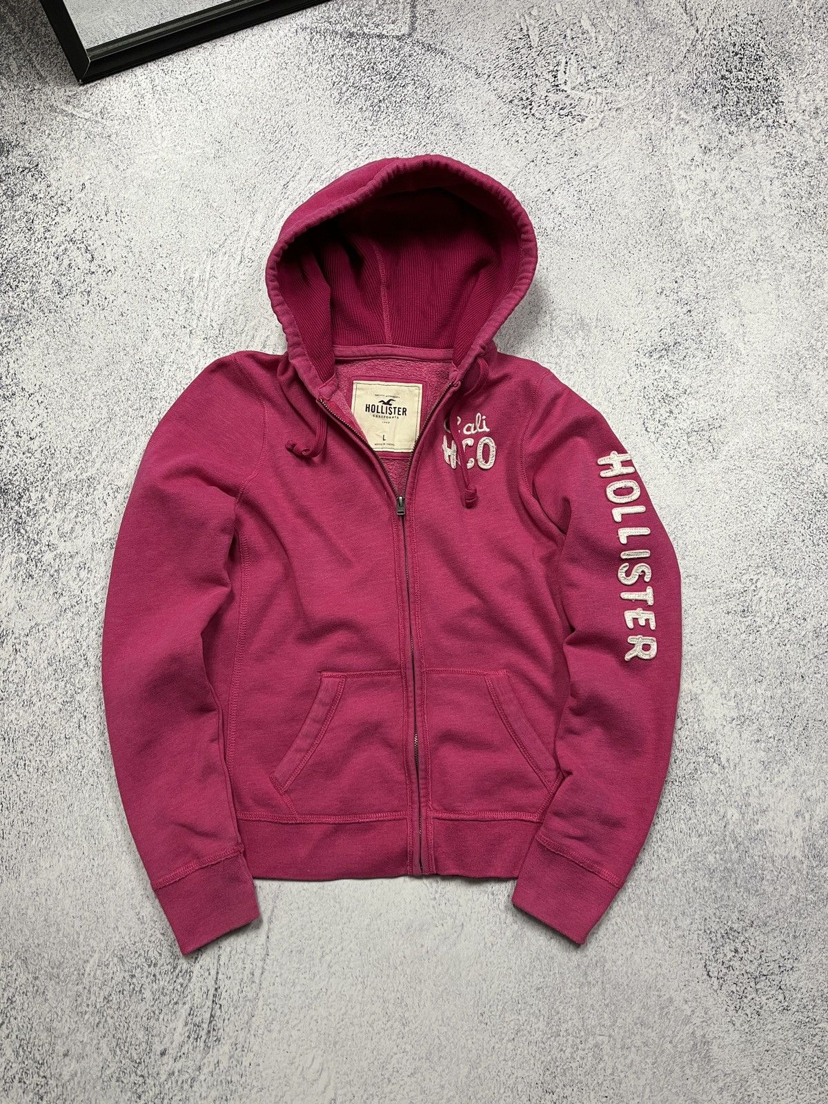 Hollister Y2K Holister Zip Hoodie Jacket Japanese Style Avant Garde Size L / US 10 / IT 46 - 1 Thumbnail