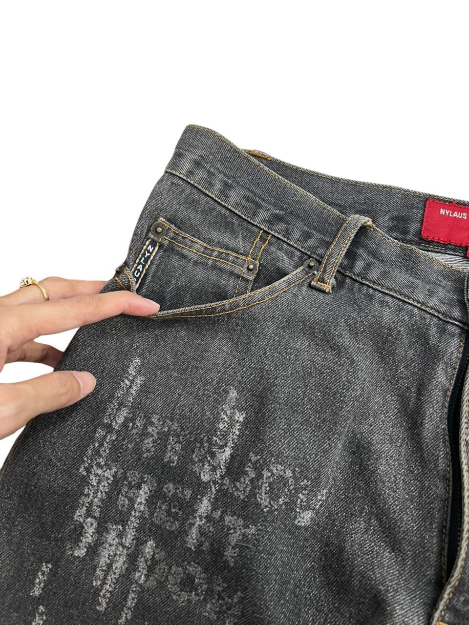Japanese Brand Japanese Brand Nylaus Jeans Poem Denim Size US 32 / EU 48 - 16 Thumbnail