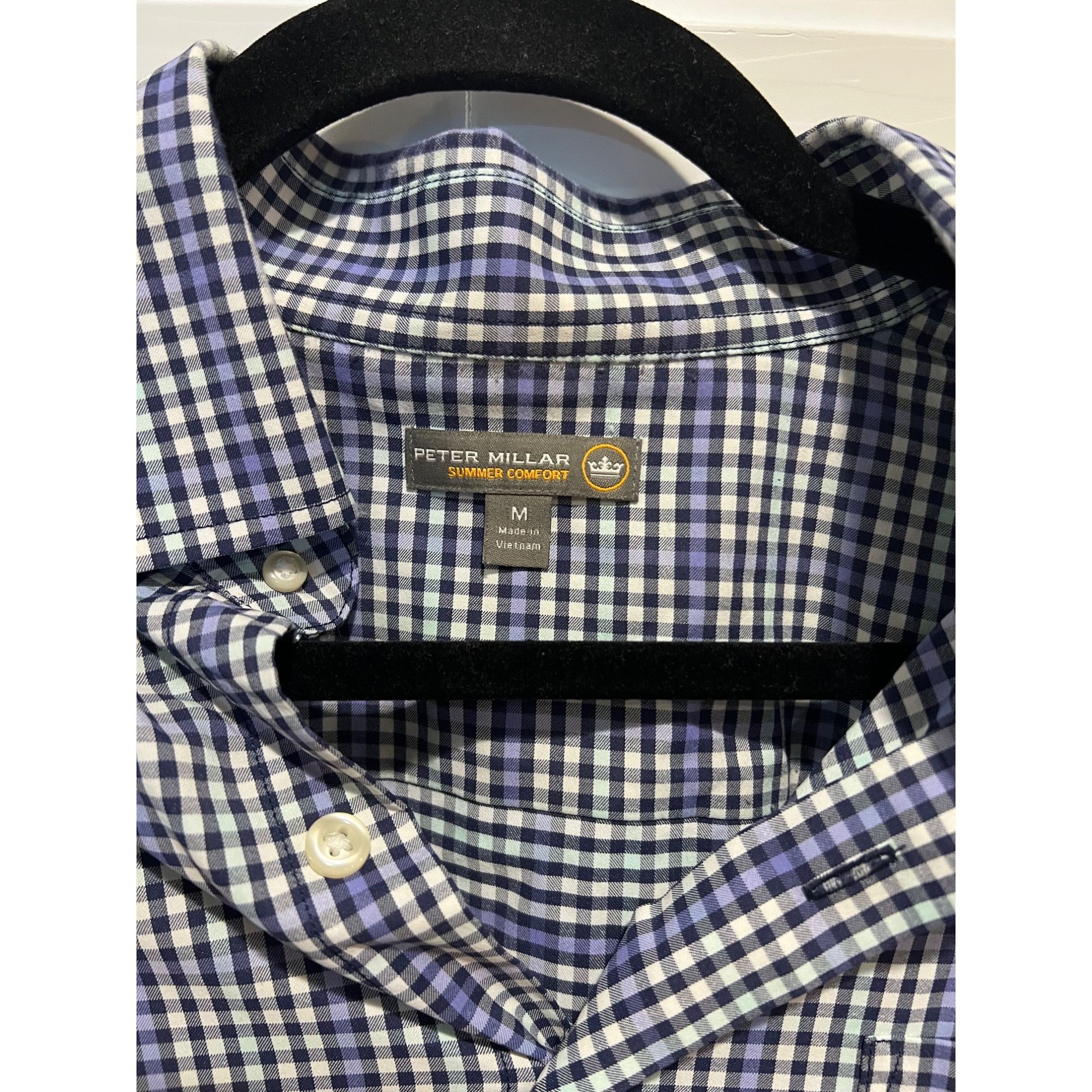Peter Millar Peter Millar Summer Comfort Long Sleeve Button Up Shirt - Si Size US M / EU 48-50 / 2 - 2 Thumbnail