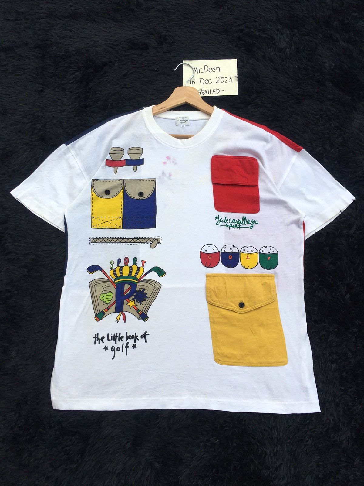 Jean Charles De Castelbajac Rare Vintage Jean Charles del Castelbajac Tshirt Size US L / EU 52-54 / 3 - 1 Thumbnail