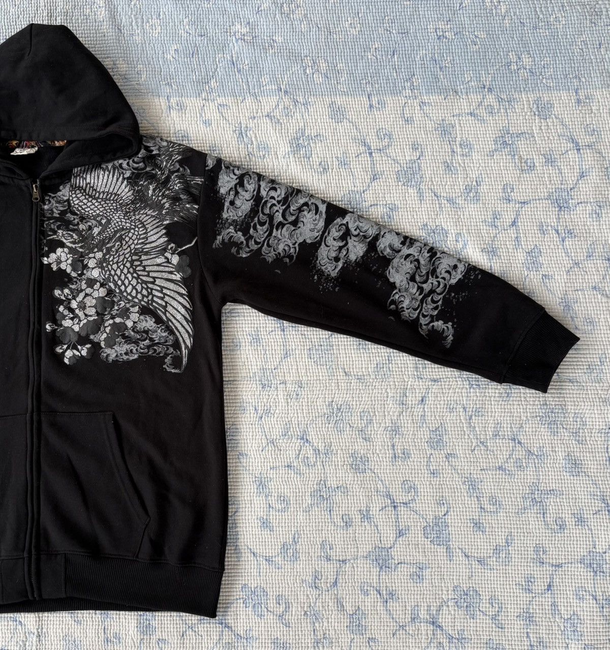 Japanese Brand Phoenix Hoodie Full Print Japan Design Size US L / EU 52-54 / 3 - 3 Thumbnail