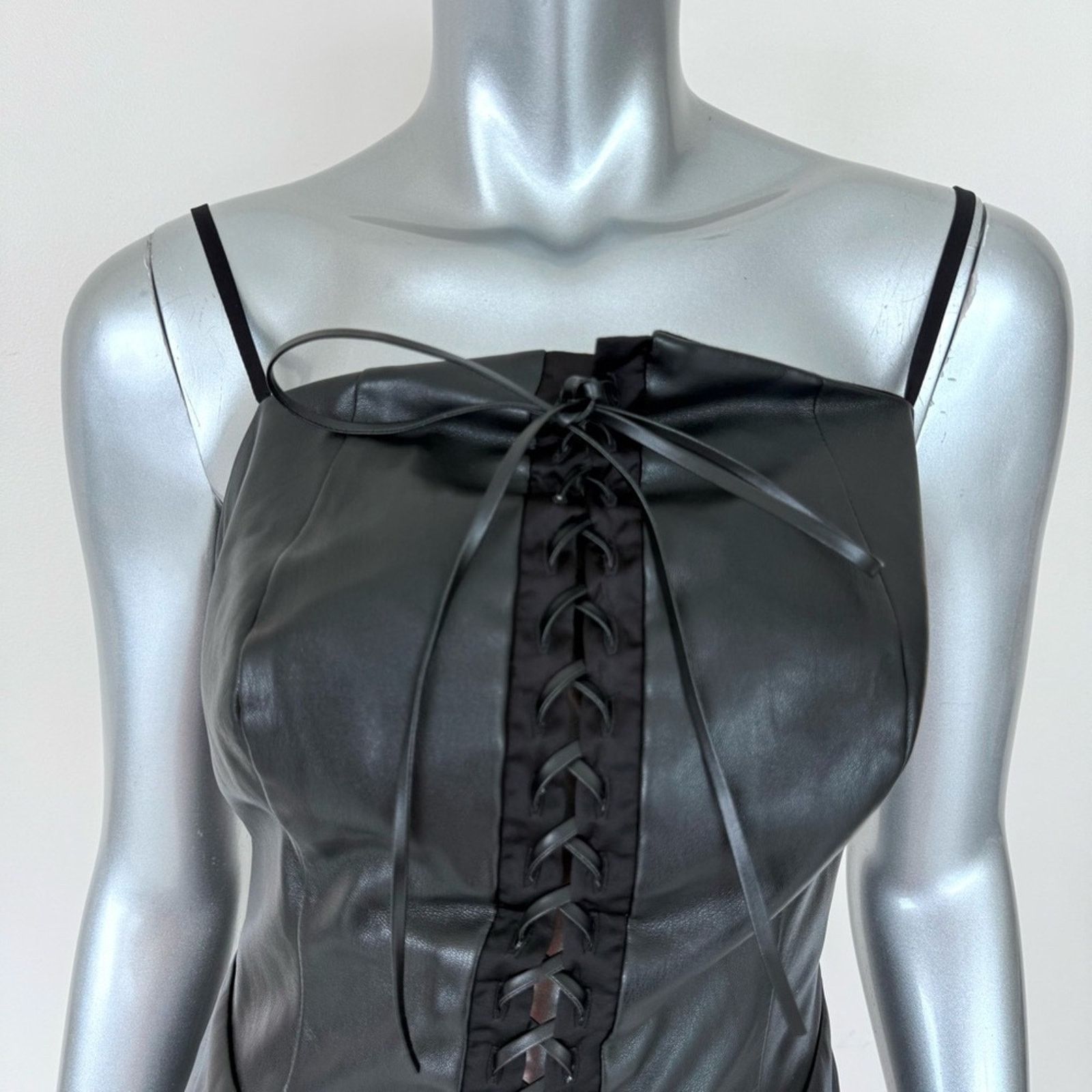 Other Jaswely women corset faux leather dress size M Size M / US 6-8 / IT 42-44 - 3 Thumbnail